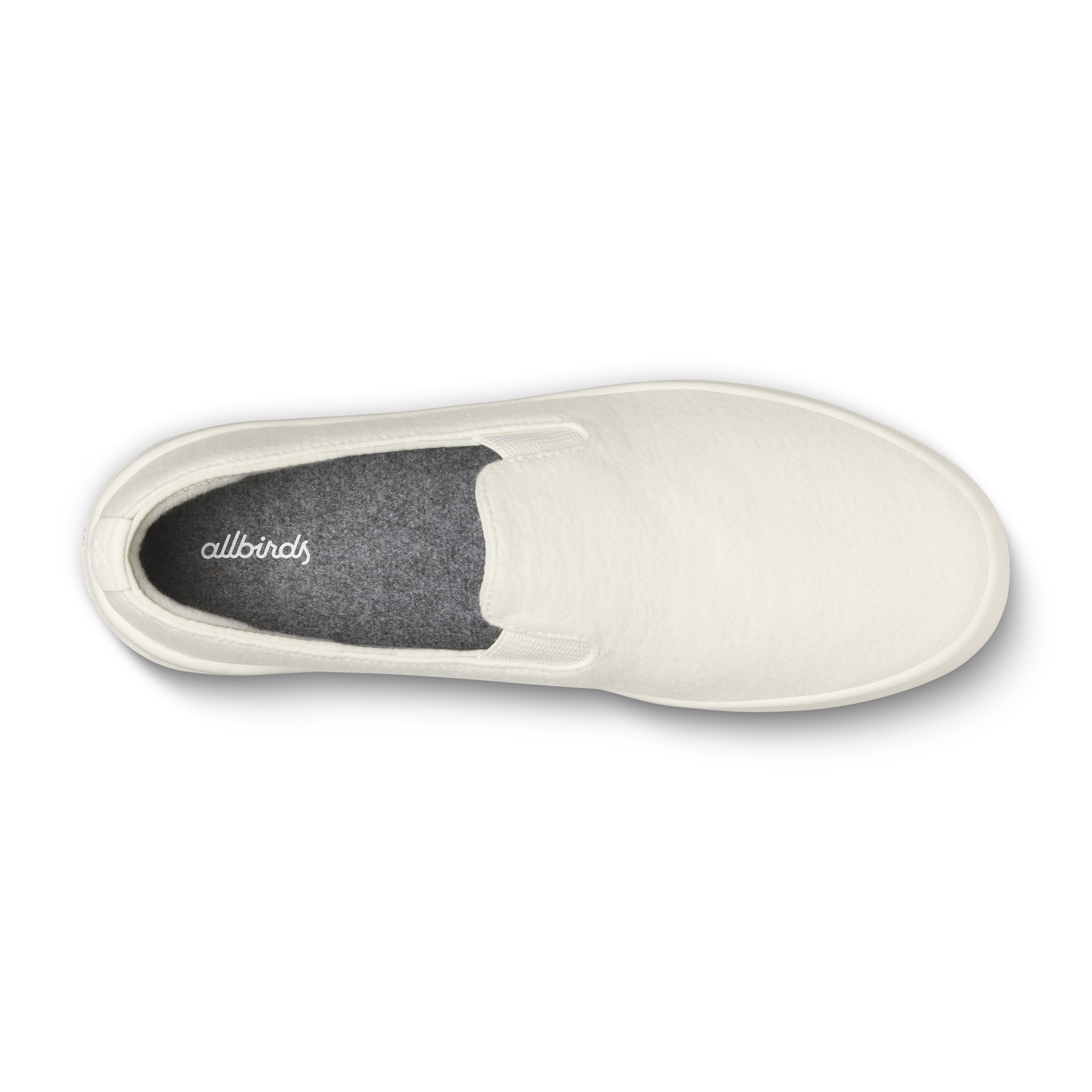 Women's Wool Cruiser Slip On - Natural White (Natural White Sole) - Image 3