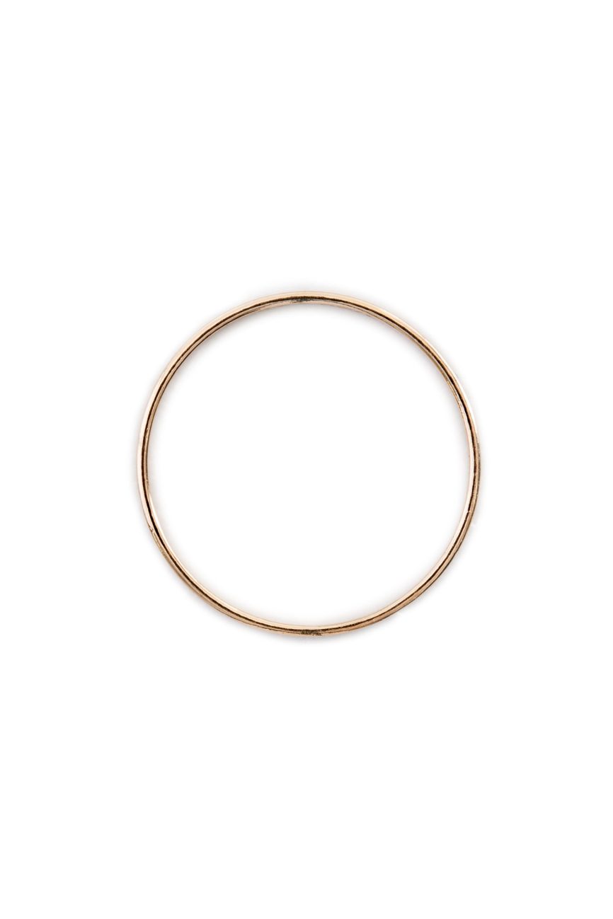 Minimal Simple Unisex Band Ring Gold