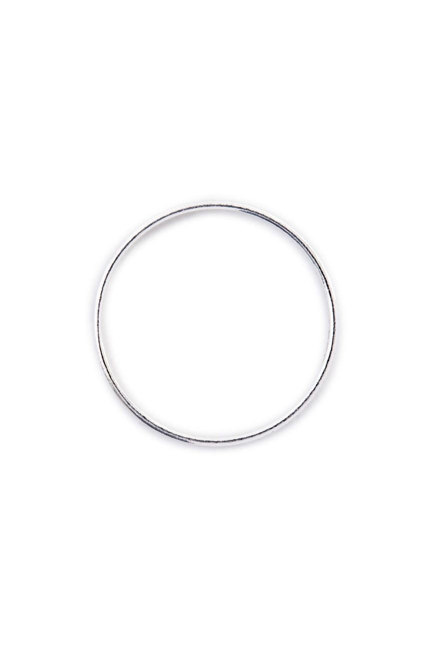 Minimal Silver Unisex Band Ring