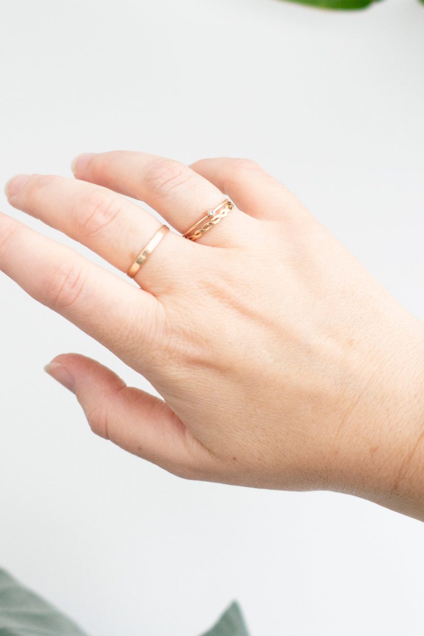 Minimal Stacking Rings Handmade Birmingham