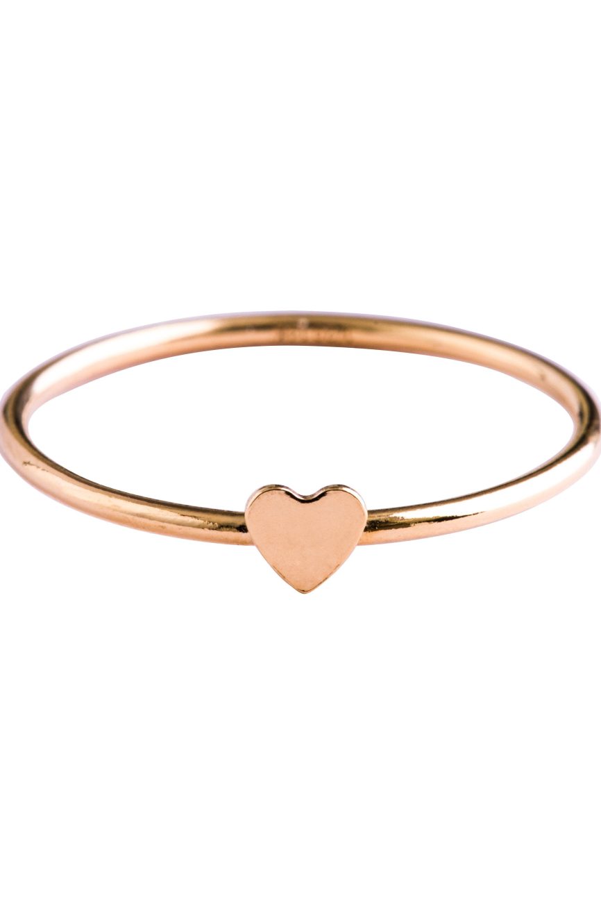 Minimal Heart Ring