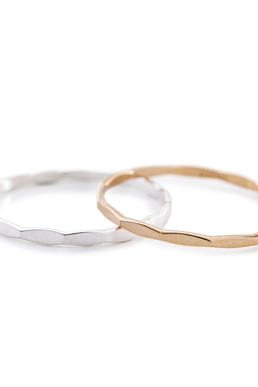 Minimal Hammered Stacking Rings