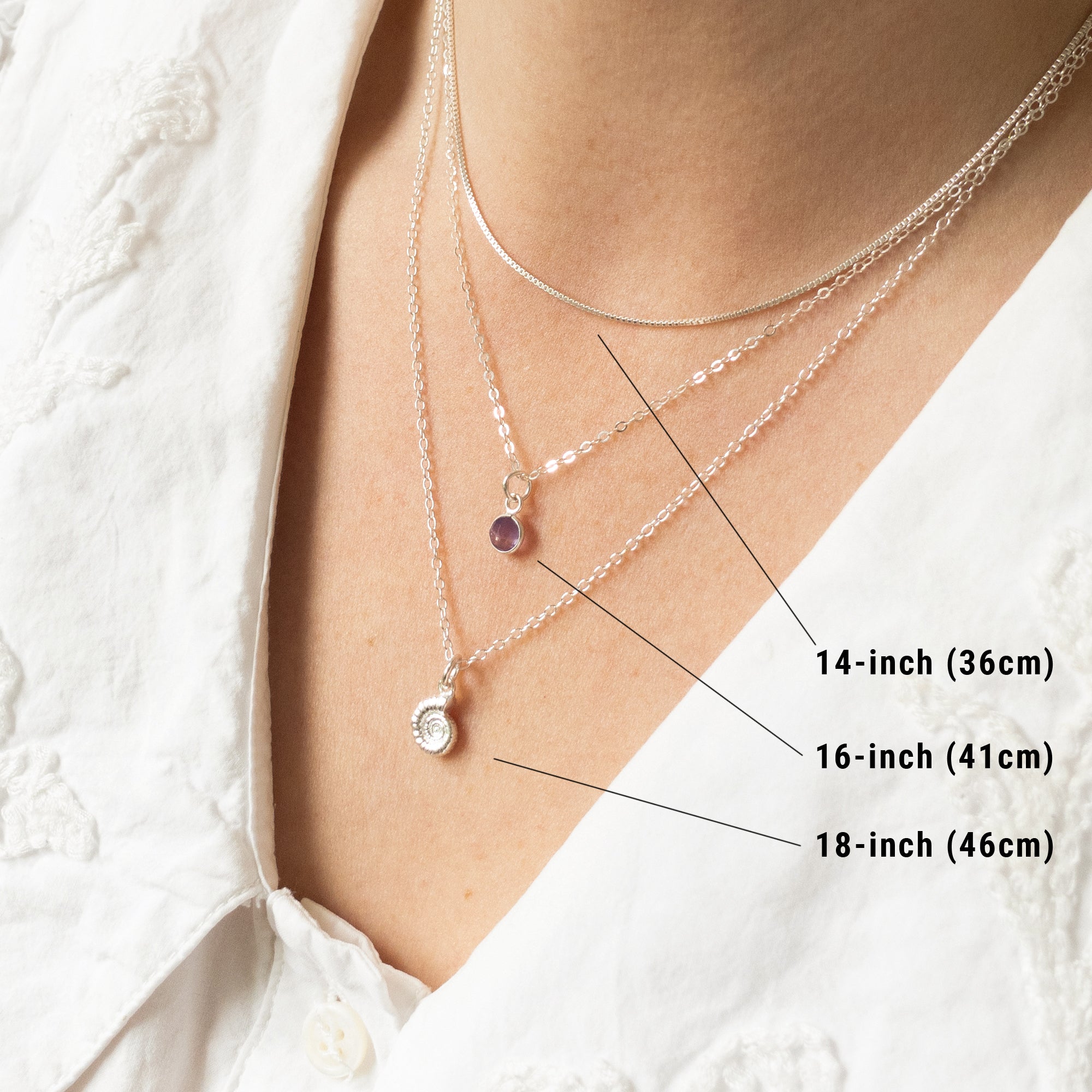 Silver Cubes Necklace