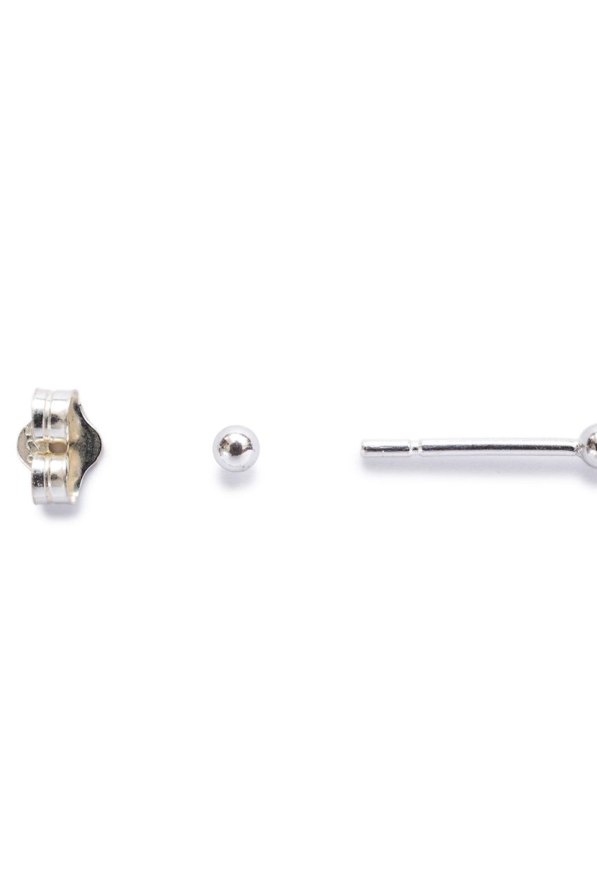 Minimal Silver Stud Earrings