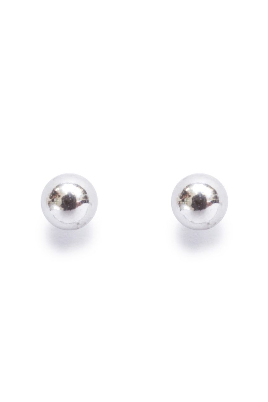 Minimal Silver Stud Earrings