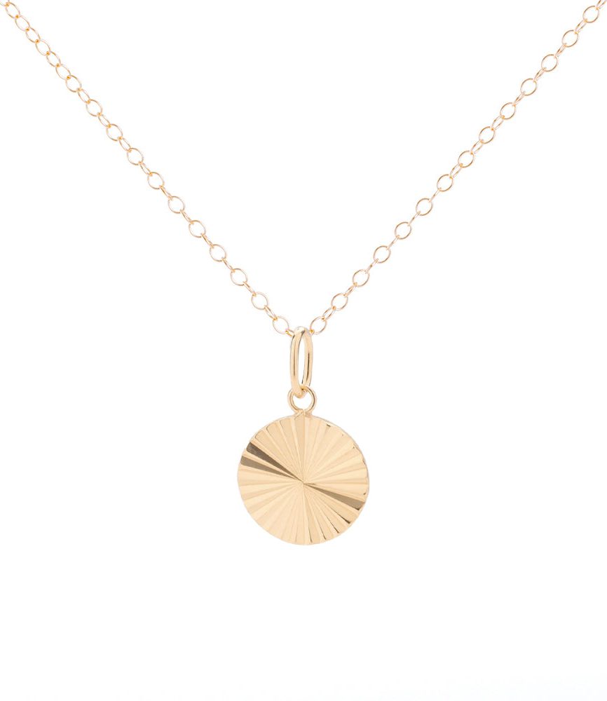 Gold Sunburst Necklace