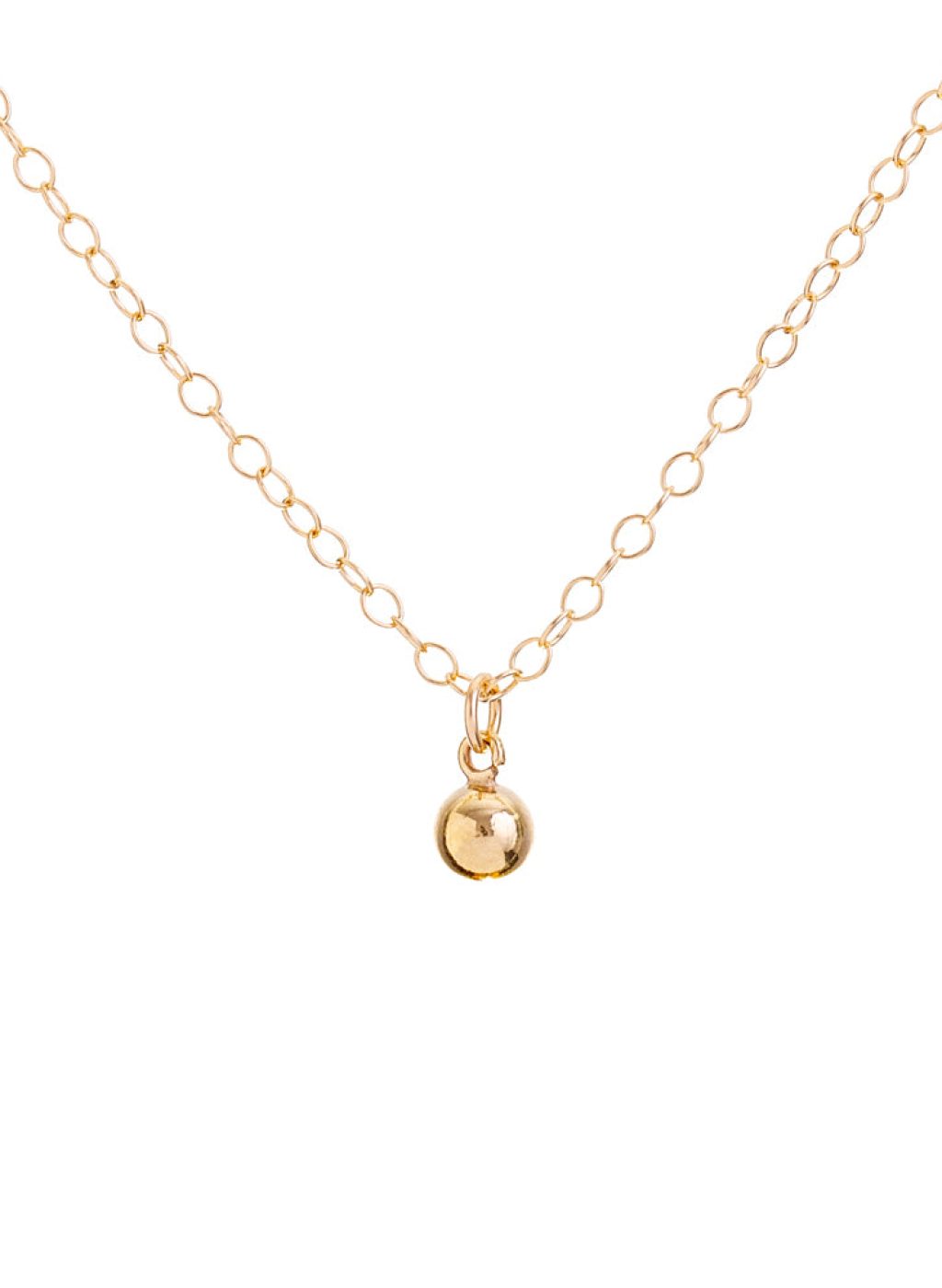 Gold Ball Necklace
