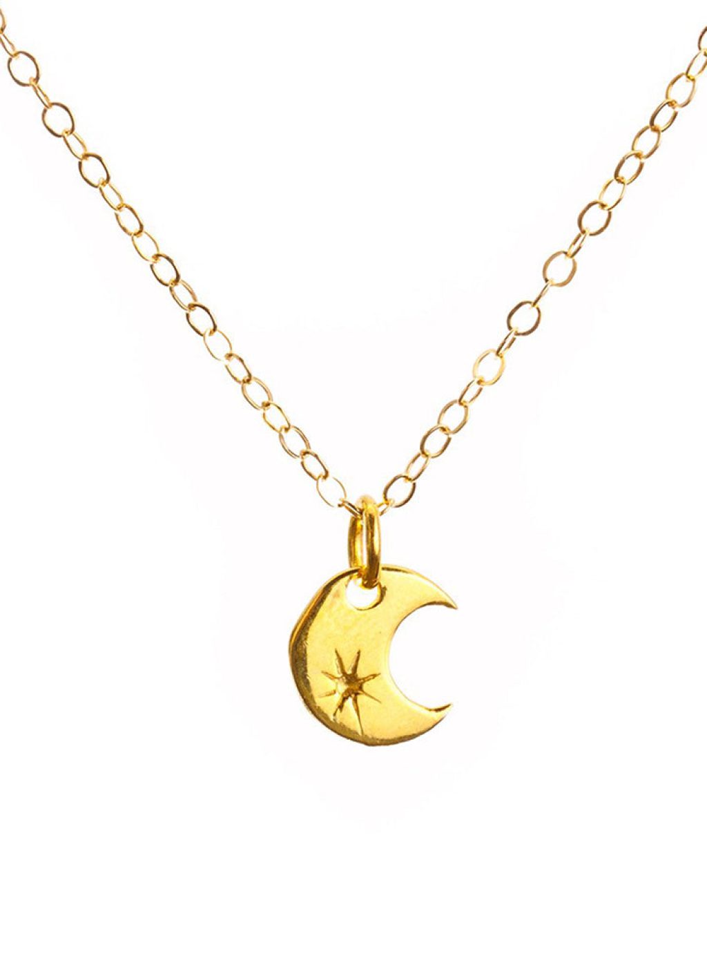Gold Moon Necklace