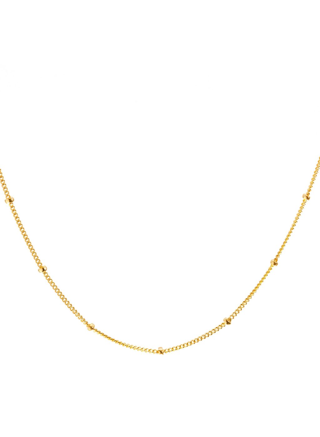 Minimal Satellite Chain Necklace