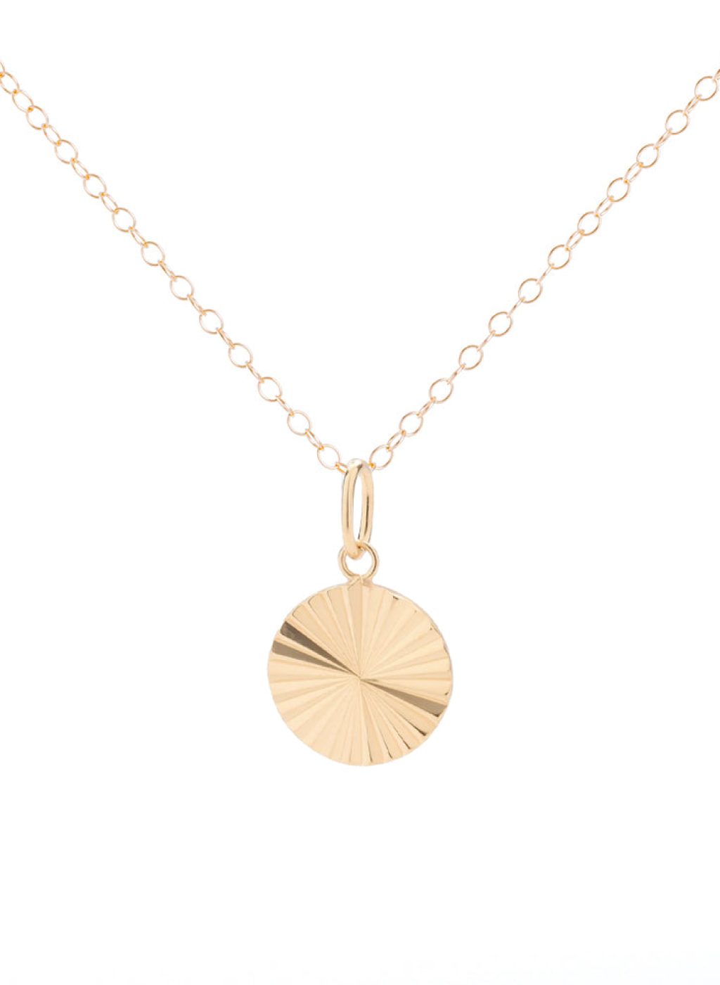 Gold Sunburst Necklace