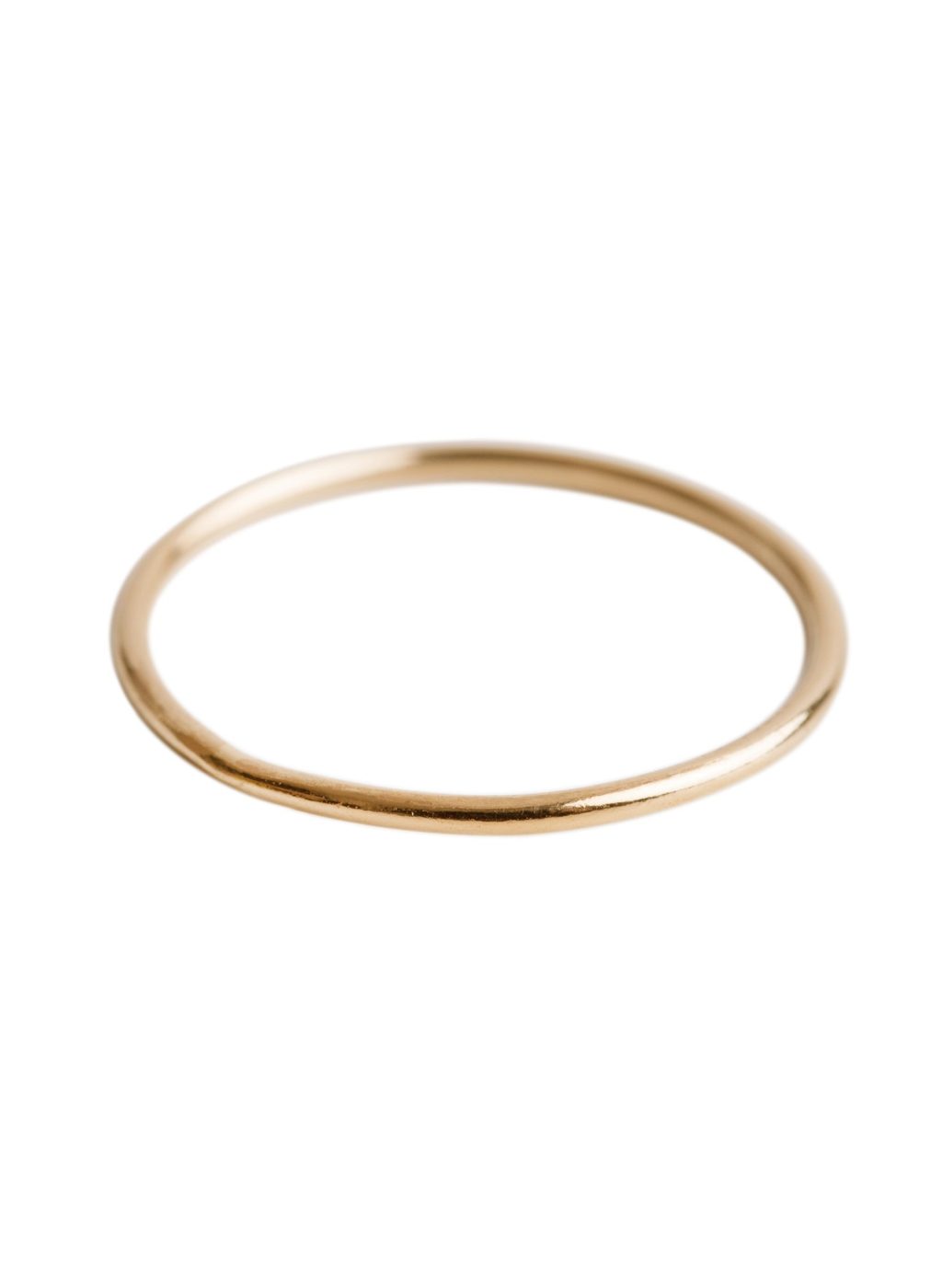 Minimal Gold Stacking Ring